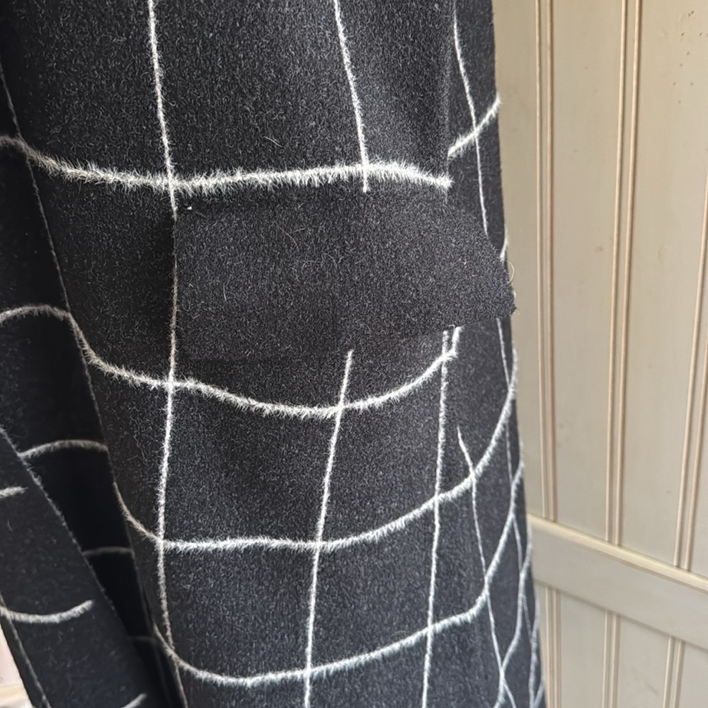 Anthropologie Quinnwindow Pane Open Front Vest Du… - image 8